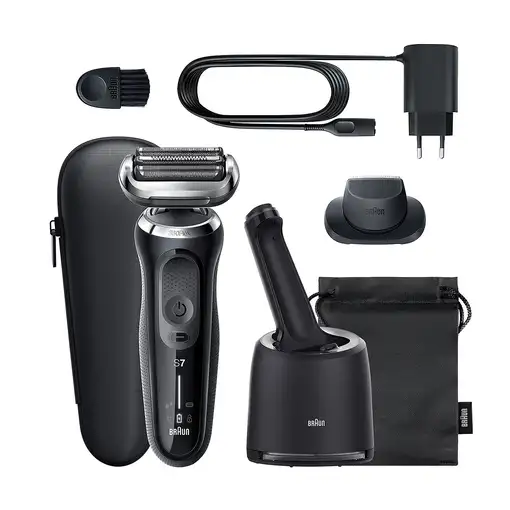 Braun Series 7 71-N7200cc Máquina de afeitar de láminas Recortadora Negro