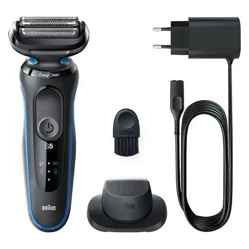 Braun Series 5 51-B1200S Máquina de afeitar de láminas Recortadora Azul