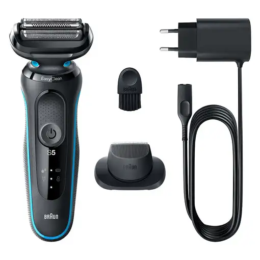 Braun Series 5 51-M1200s afeitadora Máquina de afeitar de láminas Recortadora Negr
