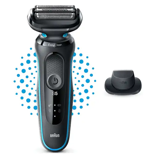Braun Series 5 51-M1200s afeitadora Máquina de afeitar de láminas Recortadora Negr
