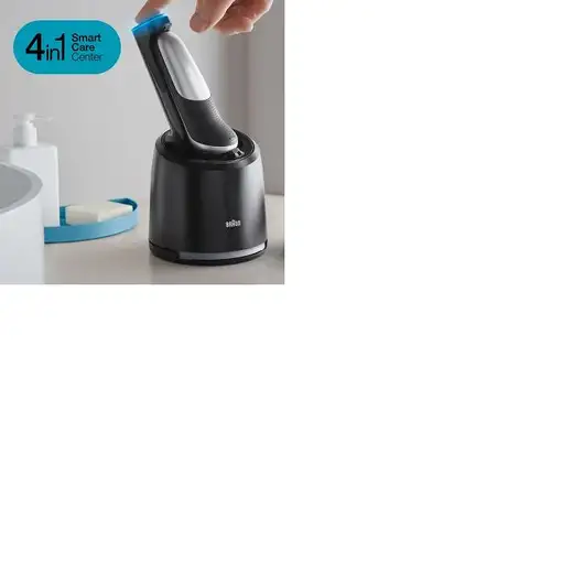 Braun Series 7 71-S7200cc Máquina de afeitar de láminas Recortadora Negro, Plata