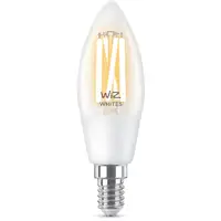 WiZ Vela con filamento transparente 40 W C35 E14