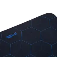 iggual Hexa 1 Alfombrilla de ratón para juegos Negro, Azul
