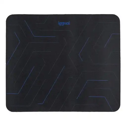 iggual Hexa 1 Alfombrilla de ratón para juegos Negro, Azul