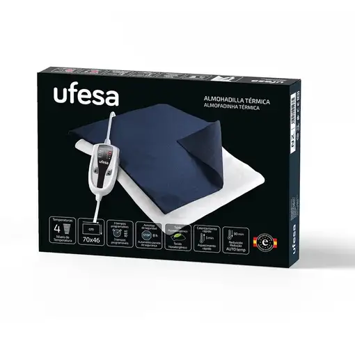 Ufesa 10105437 manta eléctrica 70 x 46 cm 120 W