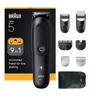 Braun AIO5540 cortadora de pelo y maquinilla Negro 14 Ión de litio Braun AIO5540 cortadora de pelo y maquinilla Negro 14 Ión de litio