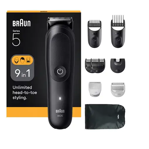 Braun AIO5540 cortadora de pelo y maquinilla Negro 14 Ión de litio