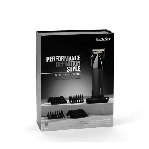 BaByliss E991E cortadora de pelo y maquinilla Negro, Cromo 5 Ión de litio