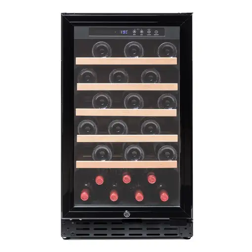 Vinoteca 40 botellas 40GC 1T Encastrable Negra