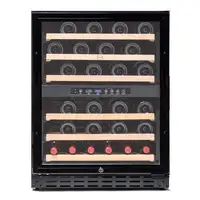 Vinoteca 50 botellas 50GC 2T Encastrable Negra