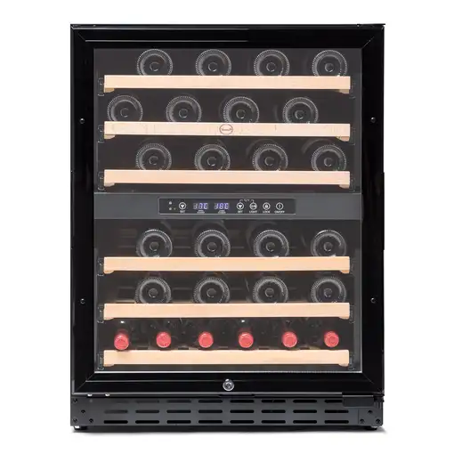 Vinoteca 50 botellas 50GC 2T Encastrable Negra