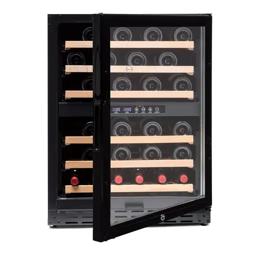 Vinoteca 50 botellas 50GC 2T Encastrable Negra