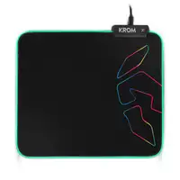 Krom Knout RGB Alfombrilla de ratón para juegos Negro