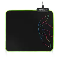 Krom Knout RGB Alfombrilla de ratón para juegos Negro
