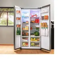 Cecotec 02389 nevera puerta lado a lado Independiente 592 L E Plata