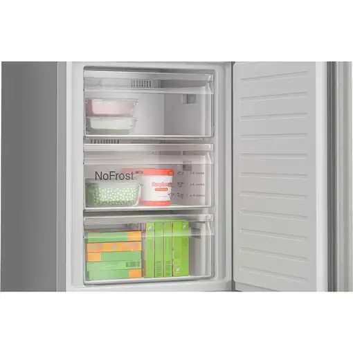 Bosch Serie 4 KGN392LAG nevera y congelador Independiente 363 L A Metálico