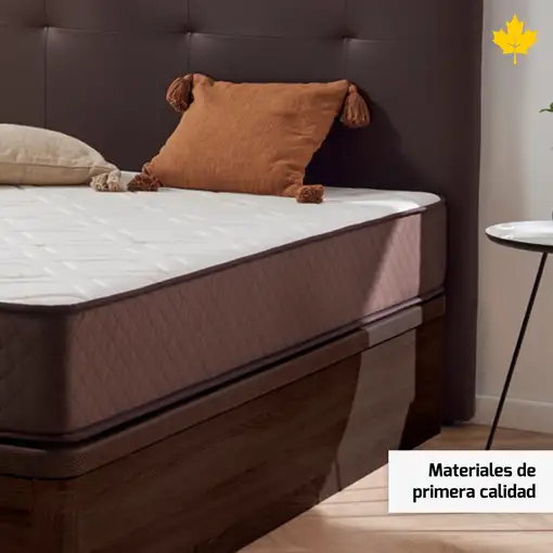 Pack Colchon + Cabecero + Canape Abatible Descansin | 105 x 190 | Chocolate