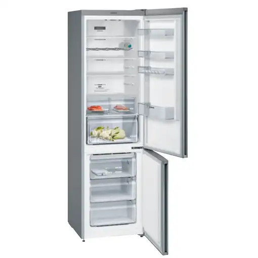 Siemens iQ300 KG39NXIEA nevera y congelador Independiente 368 L E Acero inoxidable