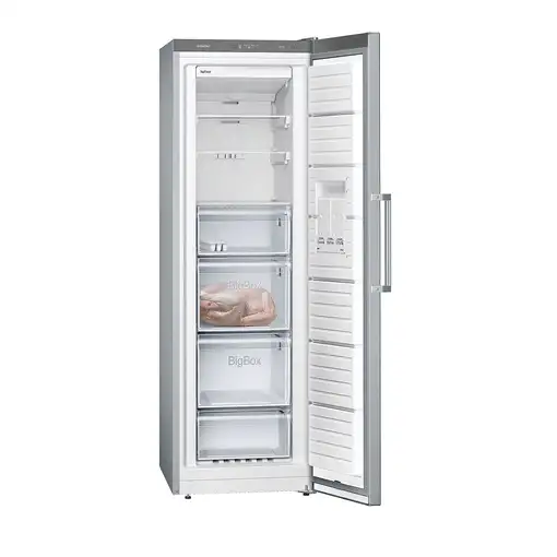 Siemens iQ300 GS36NVIEP congelador Congelador vertical Independiente 242 L E Acero
