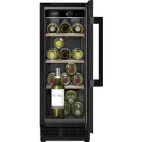 Siemens iQ500 KU20WVHF0 enfriador de vino Nevera de vino Integrado Negro 21 botell