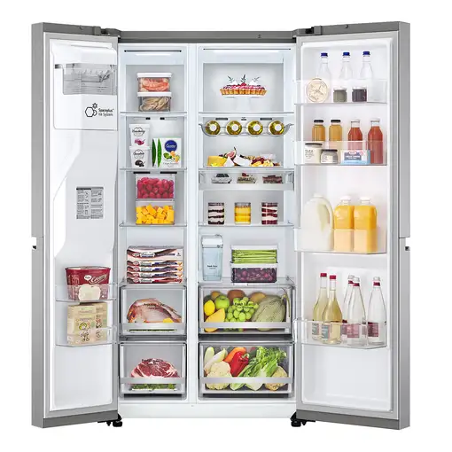 LG GSLV91MBAD nevera puerta lado a lado Independiente 635 L Acero inoxidable