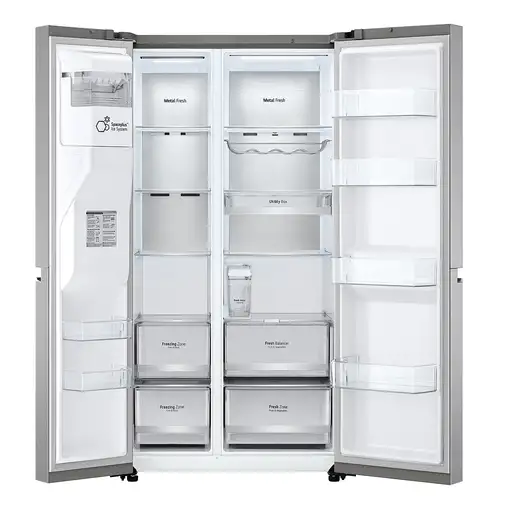 LG GSLV91MBAD nevera puerta lado a lado Independiente 635 L Acero inoxidable