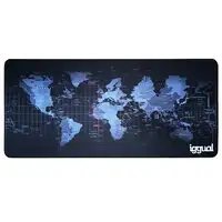 iggual IGG316887 alfombrilla para ratón Alfombrilla de ratón para juegos Negro, Az