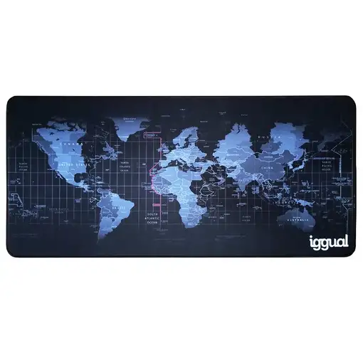 iggual IGG316887 alfombrilla para ratón Alfombrilla de ratón para juegos Negro, Az