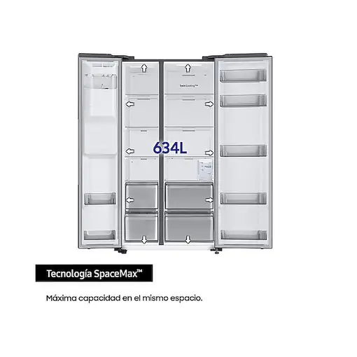 Samsung RS68CG852DS9 nevera puerta lado a lado Integrado/Independiente 634 L D Ace