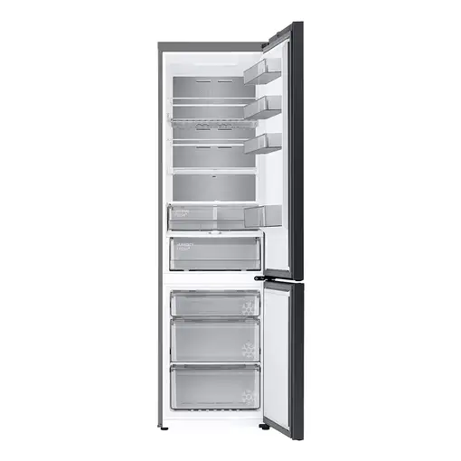 Samsung Frigorífico Combi Bespoke Negro 387L Clasificación Energética A con Smart