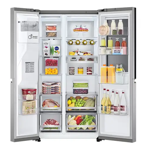 LG InstaView GSXV90MBAE nevera puerta lado a lado Independiente 635 L E Acero inox
