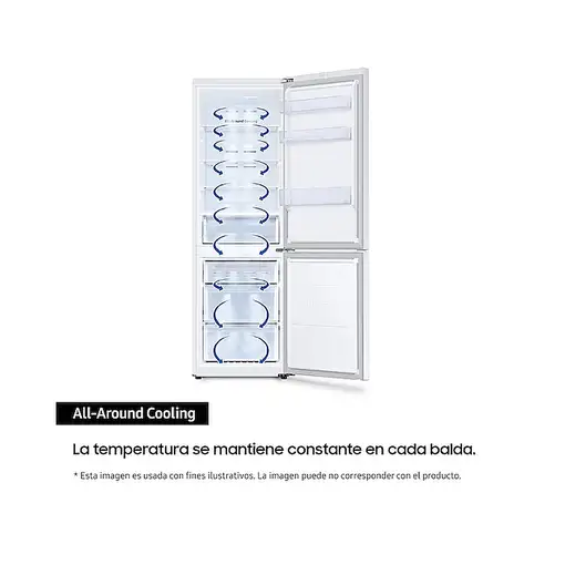 Frigoríficos сombis Independiente 344 L Blanco RB34C600DWW/EF SAMSUNG