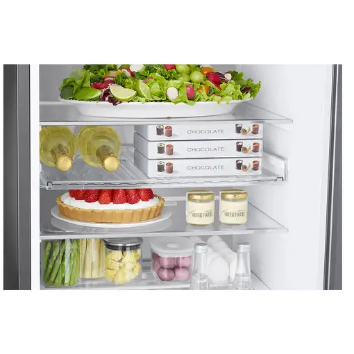 Nevera y congelador Independiente 387 L Acero inoxidable RB38C7AGWS9/EF SAMSUNG