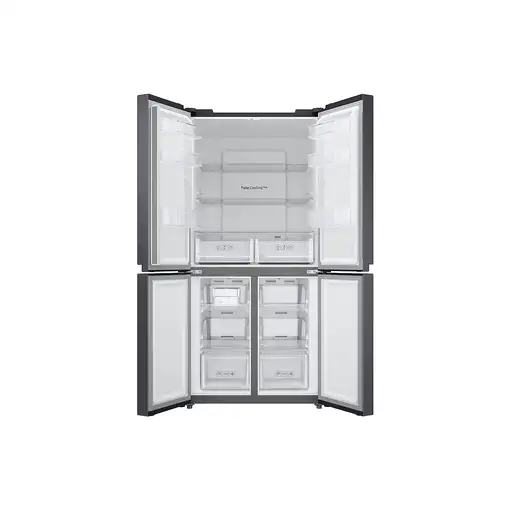 Samsung RF48A400EB4 nevera puerta lado a lado Independiente 488 L E Antracita