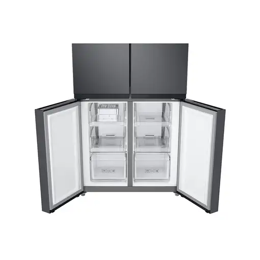 Samsung RF48A400EB4 nevera puerta lado a lado Independiente 488 L E Antracita