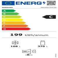 Samsung RB53DG703CS9 Independiente 538 L C Acero inoxidable