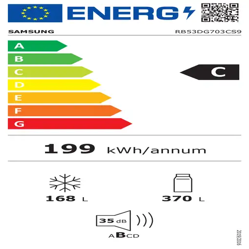 Samsung RB53DG703CS9 Independiente 538 L C Acero inoxidable