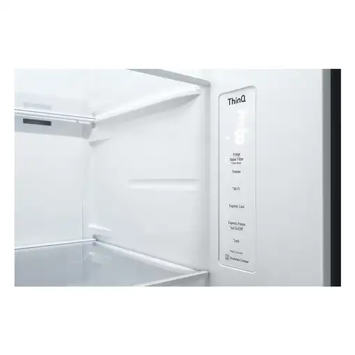 LG GSLV70PZTD nevera puerta lado a lado Independiente 635 L D Metálico, Plata