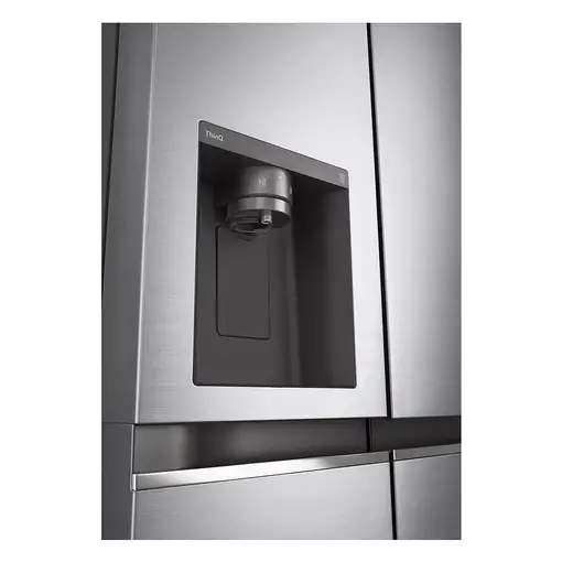 LG GSLV70PZTD nevera puerta lado a lado Independiente 635 L D Metálico, Plata