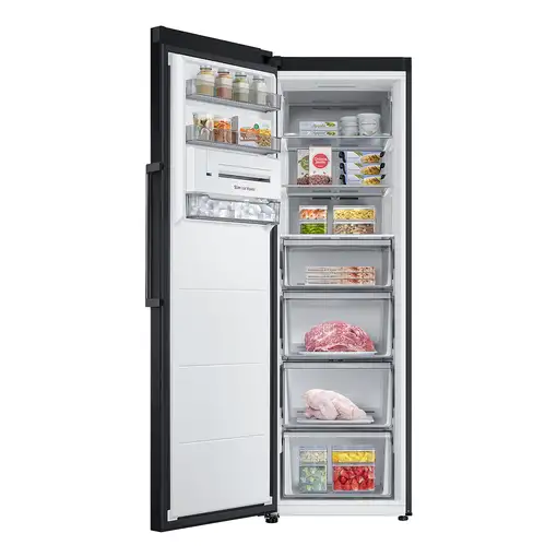 Samsung Congelador Twin Bespoke 1 puerta Negro 323L con Metal Cooling, Clasificaci
