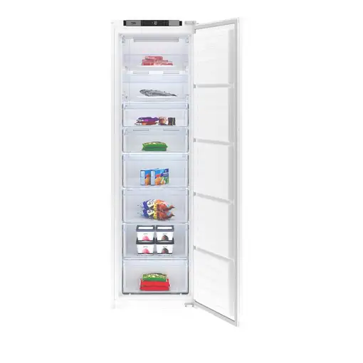 Beko BFNA247E40SN congelador Congelador vertical Integrado 220 L E Blanco
