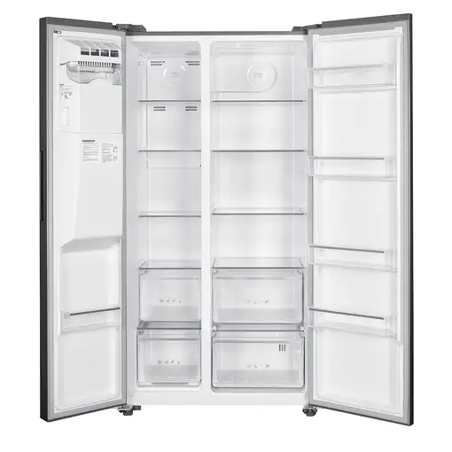 Corbero CFSBSH830NFXICE nevera puerta lado a lado Independiente 513 L E Acero inox
