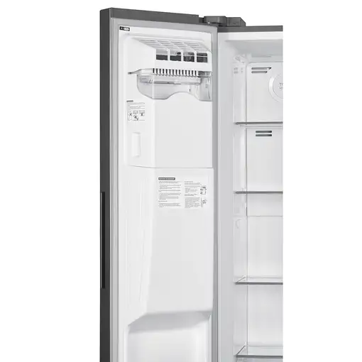 Corbero CFSBSH830NFXICE nevera puerta lado a lado Independiente 513 L E Acero inox