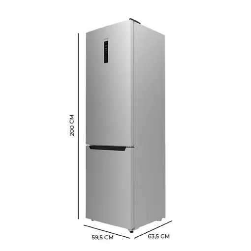 Cecotec Frigorífico combi Bolero CoolMarket Combi 356 Inox D