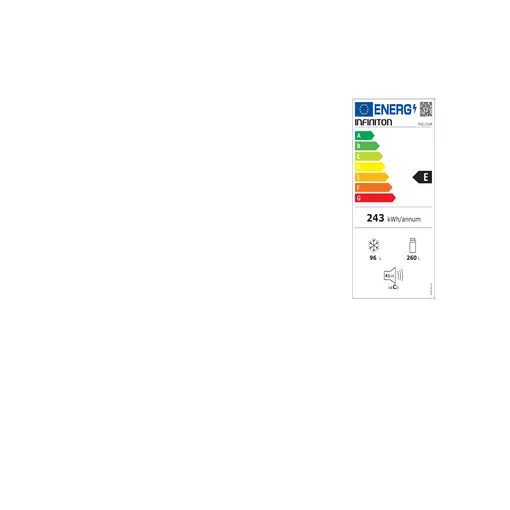 Frigoríficos dos puertas Independiente 351 L Blanco 0000092097 INFINITON