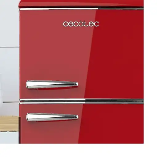 Frigoríficos dos puertas Independiente 215 L Rojo 02751 CECOTEC