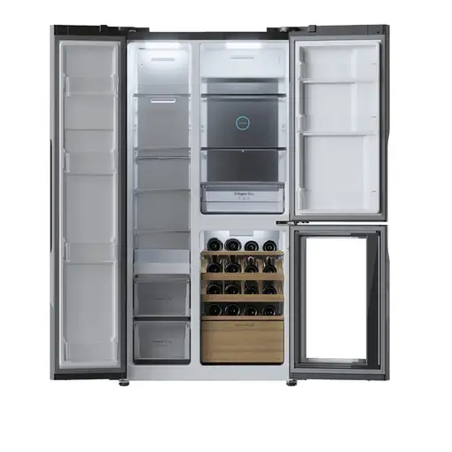 Cecotec 01957 nevera puerta lado a lado Independiente 548 L Negro