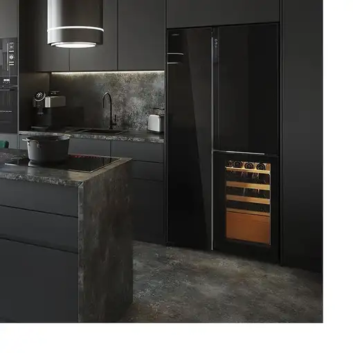 Cecotec 01957 nevera puerta lado a lado Independiente 548 L Negro