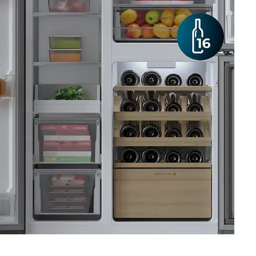 Cecotec 01957 nevera puerta lado a lado Independiente 548 L Negro