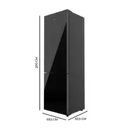 Cecotec Bolero CoolMarket 356 Black Glass D Independiente 356 L Negro